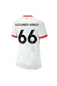 Liverpool Alexander-Arnold #66 Voetbaltruitje 3e tenue Dames 2024-25 Korte Mouw